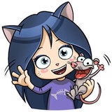 Kitty the Witch WhatsApp Sticker #5