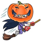 Kitty the Witch WhatsApp Sticker #6