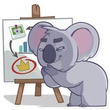 Koala Chuck WhatsApp Sticker #23