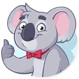 Koala Chuck WhatsApp Sticker #3