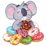 Koala Chuck WhatsApp Sticker #8