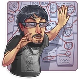 Hideo Kojima WhatsApp Sticker #4