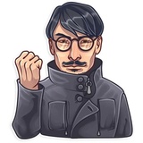 Hideo Kojima WhatsApp Sticker #8