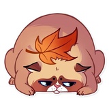 Kooky Cat WhatsApp Sticker #12