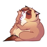 Kooky Cat WhatsApp Sticker #25