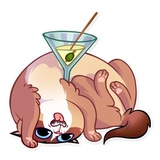 Kooky Cat WhatsApp Sticker #26