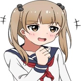 Lazy pigtails girl WhatsApp Sticker #13