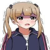 Lazy pigtails girl WhatsApp Sticker #14