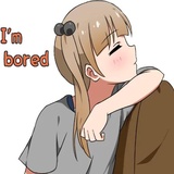 Lazy pigtails girl WhatsApp Sticker #17