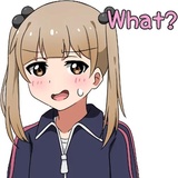 Lazy pigtails girl WhatsApp Sticker #27