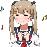 Lazy pigtails girl WhatsApp Sticker #30