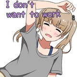 Lazy pigtails girl WhatsApp Sticker #4