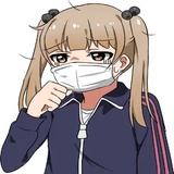 Lazy pigtails girl WhatsApp Sticker #7