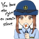 Police Girlfriend Eng WhatsApp Sticker #19