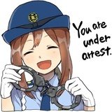 Police Girlfriend Eng WhatsApp Sticker #2