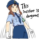 Police Girlfriend Eng WhatsApp Sticker #28