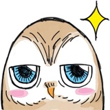 A Little cute OWL WhatsApp Sticker #18