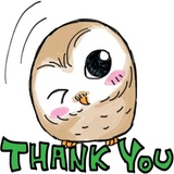 A Little cute OWL WhatsApp Sticker #21