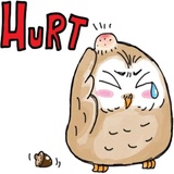 A Little cute OWL WhatsApp Sticker #29