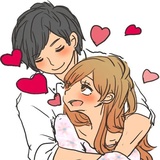 Snuggling Stickers WhatsApp Sticker #10