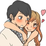 Snuggling Stickers WhatsApp Sticker #16