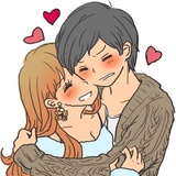 Snuggling Stickers WhatsApp Sticker #23