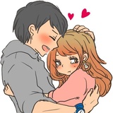 Snuggling Stickers WhatsApp Sticker #24