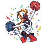 Lady Deadpool WhatsApp Sticker #21