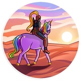 Lady Deadpool WhatsApp Sticker #30