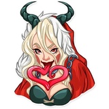 Lady Krampus WhatsApp Sticker #10