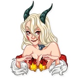 Lady Krampus WhatsApp Sticker #15