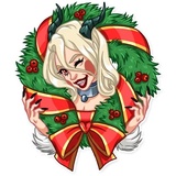 Lady Krampus WhatsApp Sticker #22