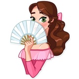Lady Marie WhatsApp Sticker #18