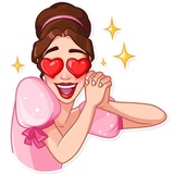 Lady Marie WhatsApp Sticker #25