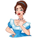 Lady Marie WhatsApp Sticker #27
