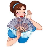 Lady Marie WhatsApp Sticker #29