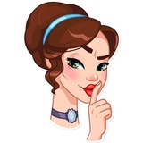 Lady Marie WhatsApp Sticker #30