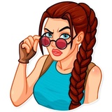Tomb Raider WhatsApp Sticker #12