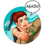 Tomb Raider WhatsApp Sticker #23