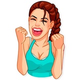 Tomb Raider WhatsApp Sticker #24