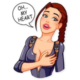 Tomb Raider WhatsApp Sticker #25