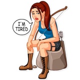 Tomb Raider WhatsApp Sticker #30