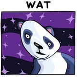 Lazy Panda WhatsApp Sticker #10