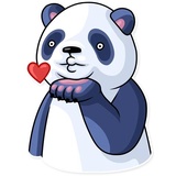 Lazy Panda WhatsApp Sticker #2