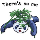Lazy Panda WhatsApp Sticker #28