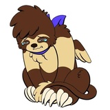 Lazy Sloth WhatsApp Sticker #8