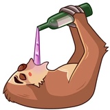 Lazybones WhatsApp Sticker #10