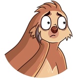 Lazybones WhatsApp Sticker #13
