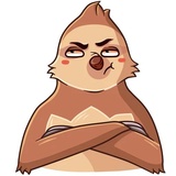 Lazybones WhatsApp Sticker #15