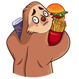 Lazybones WhatsApp Sticker #17